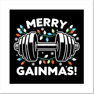 Gym Gifts Men Women Workout Fitness Ugly Christmas Gym Posters and Art